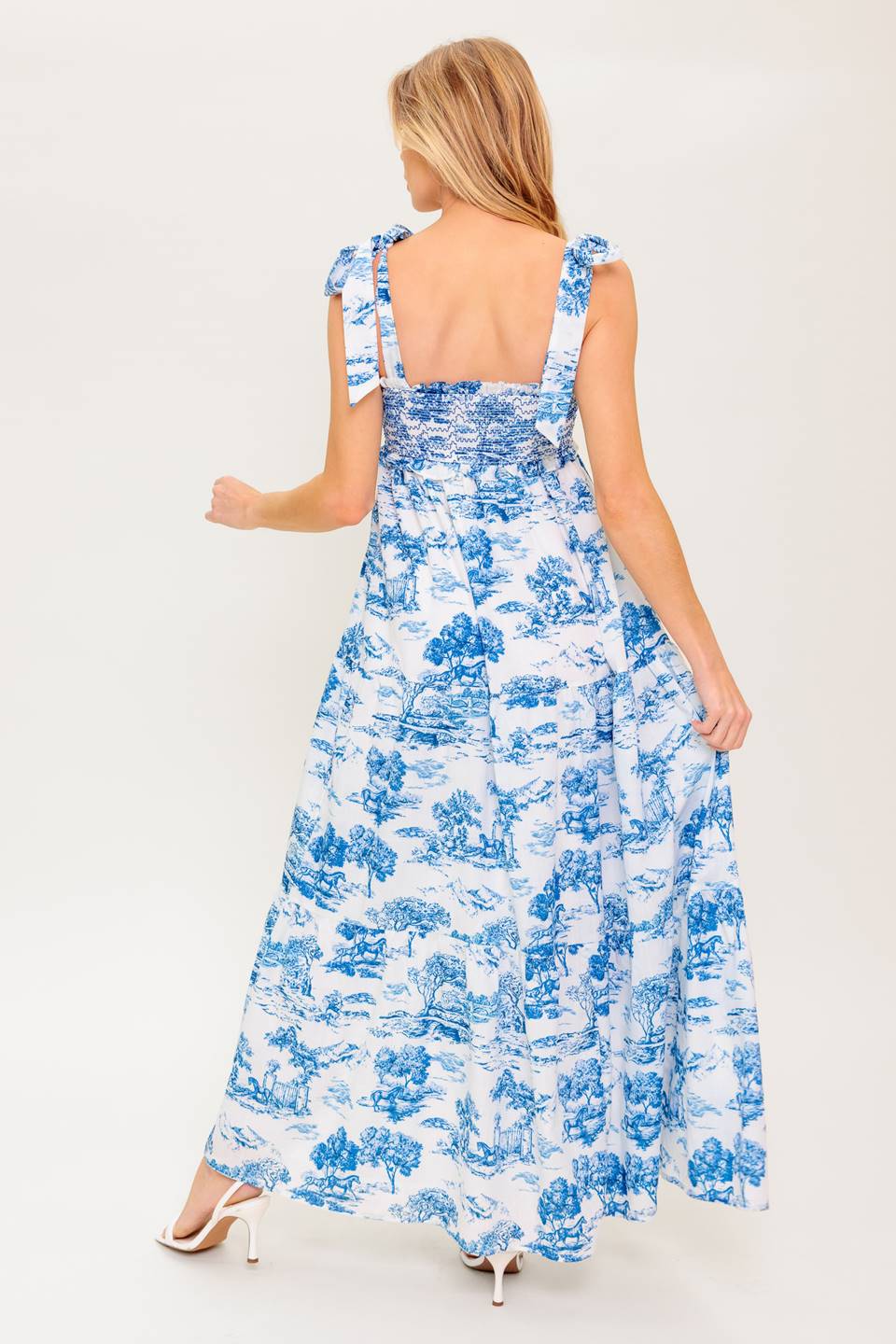 WHEN IN ROME WOVEN MIDI DRESS Flying Tomato